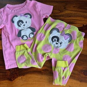 Adorable panda bear pjs